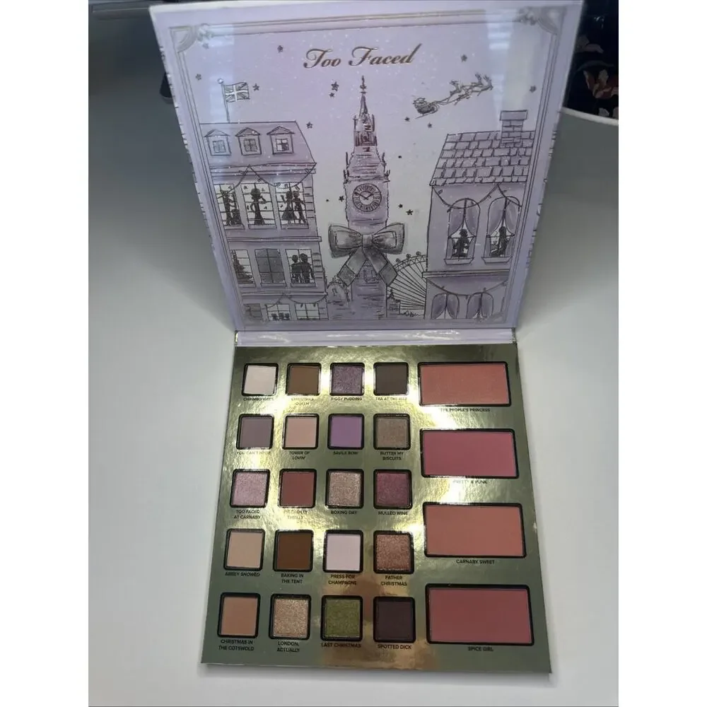 Too Faced Christmas in London Eyeshadow Palette Blush Limited Edition NEW Pink